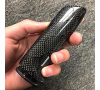 Handbrake Covers Car Handbrake Grips Cover Fit Use For BMW E46 E90 E92 E60 E39 F30 F34 F10 F20 Alcantara/Carbon Fiber Splicing Style Interior Trim(Football texture)
