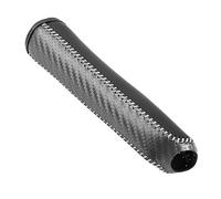 Handbrake Covers Carbon Fiber Style Leather Gears Handbrake Cover Auto Interior Accessories Fit Use For Audi A3 8p 8v A4 B8 B6 B7 B9 A5 A6 C7 C6 C5 Q5(Gray)