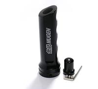 Handbrake Covers Chrome Aluminum Car Handle Hand Brake Sleeve Handbrake Cover Universal Fitment(Black)