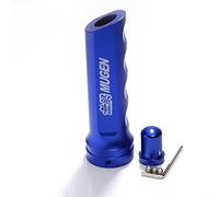 Handbrake Covers Chrome Aluminum Car Handle Hand Brake Sleeve Handbrake Cover Universal Fitment(Blue)