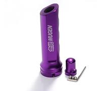Handbrake Covers Chrome Aluminum Car Handle Hand Brake Sleeve Handbrake Cover Universal Fitment(Purple)