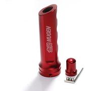 Handbrake Covers Chrome Aluminum Car Handle Hand Brake Sleeve Handbrake Cover Universal Fitment(Red)
