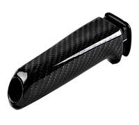 Handbrake Covers Fit Use For BMW E46 E90 E92 E60 E39 F30 F34 F10 F20 Accessories Universal Carbon Fiber Pattern Handbrake Grips Cover Interior Replacement(Real Carbon fiber)