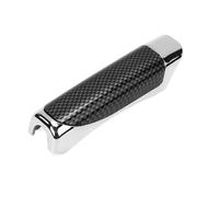 Handbrake Covers Universal Car Handbrake Protect Cover Styling Wooden Carbon Fiber Decor ABS Smooth SUV Interior Hand Brake Grips Accessory(Carbon Fiber Texture)