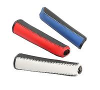 Handbrake Grips 1 Pcs Leather Hand Brake Cover Protective Sleeve Fit Use For Suzuki Fit Use For Swift Fit Use For Grand(Red)