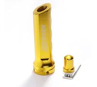 Handbrake Grips Chrome Aluminum Car Handle Hand Brake Sleeve Handbrake Cover Universal Fitment(Gold)