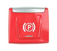 Handbrake Parking Switch Electronic Parking Brake Button Cover P Replacement Direct Installation PP Material Suitable for X1 X1, Red