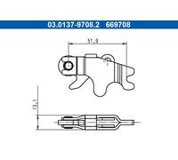 Handbrake Shoes Accessory Kit For BMW 2.5-3.2 2500-3.3 3 5 34416868624