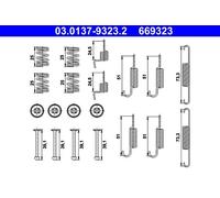 Handbrake Shoes Accessory Kit For Chevrolet EPICA EVANDA LACETTI