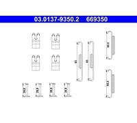 Handbrake Shoes Accessory Kit For Land Rover FREELANDER 06-14 LR001023