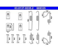 Handbrake Shoes Accessory Kit For Nissan BLUEBIRD CUBE JUKE LEAF