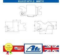 Handbrake Shoes Accessory Kit For VW CRAFTER 16-24 GRAND 19- 2N0698545