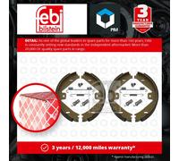 Handbrake Shoes Set fits MERCEDES C63 AMG C204 6.2 6.3 2011 on M156.985 Parking