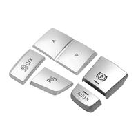Handbrake Switch Compatible With For 5 6 Series F10 GT F07 F06 F12 F13 F01 5pc Handbrake Variable For Speed Panel Side Switch P Button Cover Car Handbrake Button