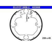 HandbrakeShoe Set For Lexus LX 98-08 Toyota LAND 01-06 46540-60050