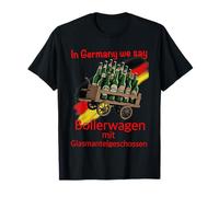 Handcart Beer T-Shirt Men's Day Father's Day Party Barbecue T-Shirt