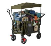 Relaxdays Folding trolley with roof
