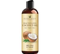 Handcraft Blends Fractionated Coconut Oil - 236 ml - 100% Pure and Natural - Premium Grade Carrier Oil for Skin, Hair and Body - Massage - Hexane-Free