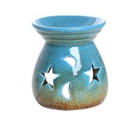 Handcraft Ceramic Star And Moon Incenses Burners Essential Oil Burners For Aromatherapies Meditations Home Decors Artistic Homes Decors