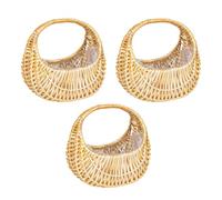 Handcraft Half Moons Basket Decorative and Practical Storage Solution Artisanal Willow Wicker Small Basket Portable