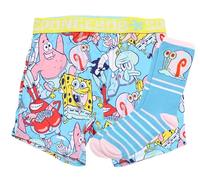 Handcraft Men's Underwear, Funny Gift for Men, Chucky Cookie Monster Rick and Morty Scooby Doo Tom and Jerry Boxer Shorts for Men, blue, S