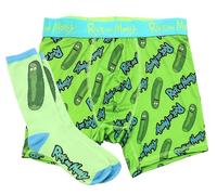 Handcraft Mens Underwear Funny Gifts for Men Chucky Cookie Monster Rick and Morty Scooby Doo Tom and Jerry Boxers for Men, Green, M