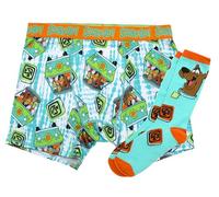 Handcraft Mens Underwear Funny Gifts for Men Chucky Cookie Monster Rick and Morty Scooby Doo Tom and Jerry Boxers for Men, Turquoise, L