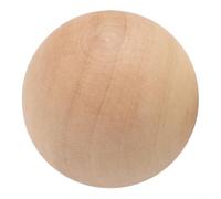 Handcraft Natural Wooden Ball, Unfinished Smooth Hardwood Round, DIY Art Project Decoration, Craft Wood Beads, Available in 30mm 40mm 50mm 60mm Diameter(50mm)
