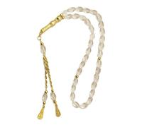 Handcraft Oval Beads Muslims Tasbih Beads With Exquisited Gold Tassels For Prayer Worship Cultural Event Jewelry Misbaha Dhikr