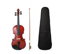 Handcraft Stripe Violino 1/8 Size Violin Case Bow Basswood Fiddle Kit For Beginner Students