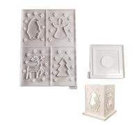 Handcraft Your Own Christmas Lamp Using Our Multipurpose Sturdy Silicone Mold Set Portable Accessory for Artistics Silicone