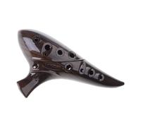 Handcrafted 12 Hole Ceramic Ocarina Music Instrument Easy Playability Perfect for Students and Travel Enthusiasts Ceramic Ocarina Compact Construction
