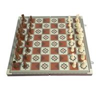 Handcrafted 3 in 1 Wooden Chess Set Internatal Chess s & Backgammon Game for Chess Lovers & Family Game Nights