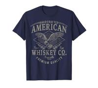 Handcrafted American Whiskey Eagle Vintage T-Shirt