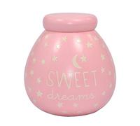 Handcrafted Baby Girl Star Moon design Save And Smash Ceramic Money Box | Eco Freindly & Recyclable Piggy Bank | Perfect Decorative Gift and Save for Self Care & Holdiays