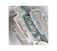 Handcrafted Baby Knit Sweater with Custom Embroidered Name Or Monogram, Personalized Baby Knit Sweater with Name, Customized Sweater for Boy Girl