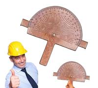 Handcrafted Birch Wood Precision Angle Finder, Custom Degree Tool, Personalized Engraved Protractor, Measuring Instrument