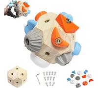 Handcrafted Block - Build Strength and Precision, Wooden Rock Climbing Training Ball for Take It Out Anytime, Finger Strength Training Bouldering Gift for Rock Climbers