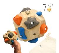 Handcrafted Boulder Block, 3D Climbing Ball, Build Strength and Precision, Rock Climbing Training Balls for Take It Out Anytime, Finger Strength Training Ball Gifts for Rock Climbers