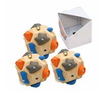 Handcrafted Boulder Block, Boulder Ball 3D Climbing Ball Rock Climbing Training Balls, Finger Climbing Game, Gifts for Rock Climbers (3pcs)
