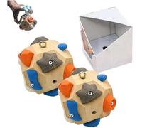 Handcrafted Boulder Block - Build Strength and Precision, 3D Boulder Block Rock Climbing Training Ball for Finger & Hand Strength, Gift for Mountain Climbing Present 2PCS