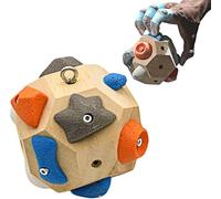 Handcrafted Boulder Block - Build Strength and Precision, 3D Rock Climbing Ball, Rock Climbing Training Balls for Take It Out Anytime, Finger Strength Training Ball Gifts for Rock Climbers