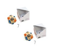 Handcrafted Boulder Block - Build Strength and Precision, 3D Rock Climbing Ball, Rock Climbing Training Balls for Take It Out Anytime, Finger Strength Training Ball Gifts for Rock Climbers (2 PCS)
