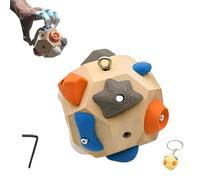 Handcrafted Boulder Block - Build Strength and Precision, 3D Rock Climbing Boulder Ball, Rock Climbing Training Balls for Take It Out Anytime, Finger Strength Training Ball Gifts (1pc)