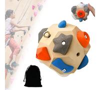 Handcrafted Boulder Block - Build Strength and Precision,3D Rock Climbing Holds,Finger Training Tool for Climbers,Rock Climbing Training Balls for Take It Out Anytime,Gifts for Rock Climbers (1pcs)