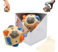 Handcrafted Boulder Block - Build Strength and Precision, Basic Climbing Ball, Train Hand Strength, Finger-Strength Focus & Customizable Climbing Training Ball, Gifts for Rock Climbers