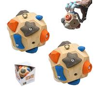 Handcrafted Boulder Block, Build Strength and Precision, Rock Climbing Holds and Climbing Holds, 3D Training Ball for Finger Strength, Portable Grip Workout, Gift for Rock Climbers (2Pcs)