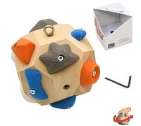 Handcrafted Boulder Blocks,3D Boulder Block Rock Climbing Training Balls, Build Strength and Precision,Boulder Block 3D Climbing Ball Rock Climbing Training Balls for Mountain Climbing Present (1Set)