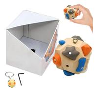Handcrafted Boulder Blocks,Build Strength and Precision,3D Boulder Block Rock Climbing Training Balls,Finger Training Tool for Climbers,Finger Strength Training Ball Gifts for Rock Climbers (1PCS)