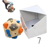 Handcrafted Boulder Blocks, Finger Training Tool for Climbers, Boulder Ball 3D Climbing Ball Rock Climbing Training Balls, Train Hand Strength, Finger Climbing Game, Gifts for Rock Climbers